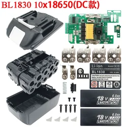 BL1830 wejście DC obudowa baterii litowa obudowa płyty obwód ochronny PCB do Makita 18V 6.0Ah etykieta BL1860 akumulator litowo-jonowy