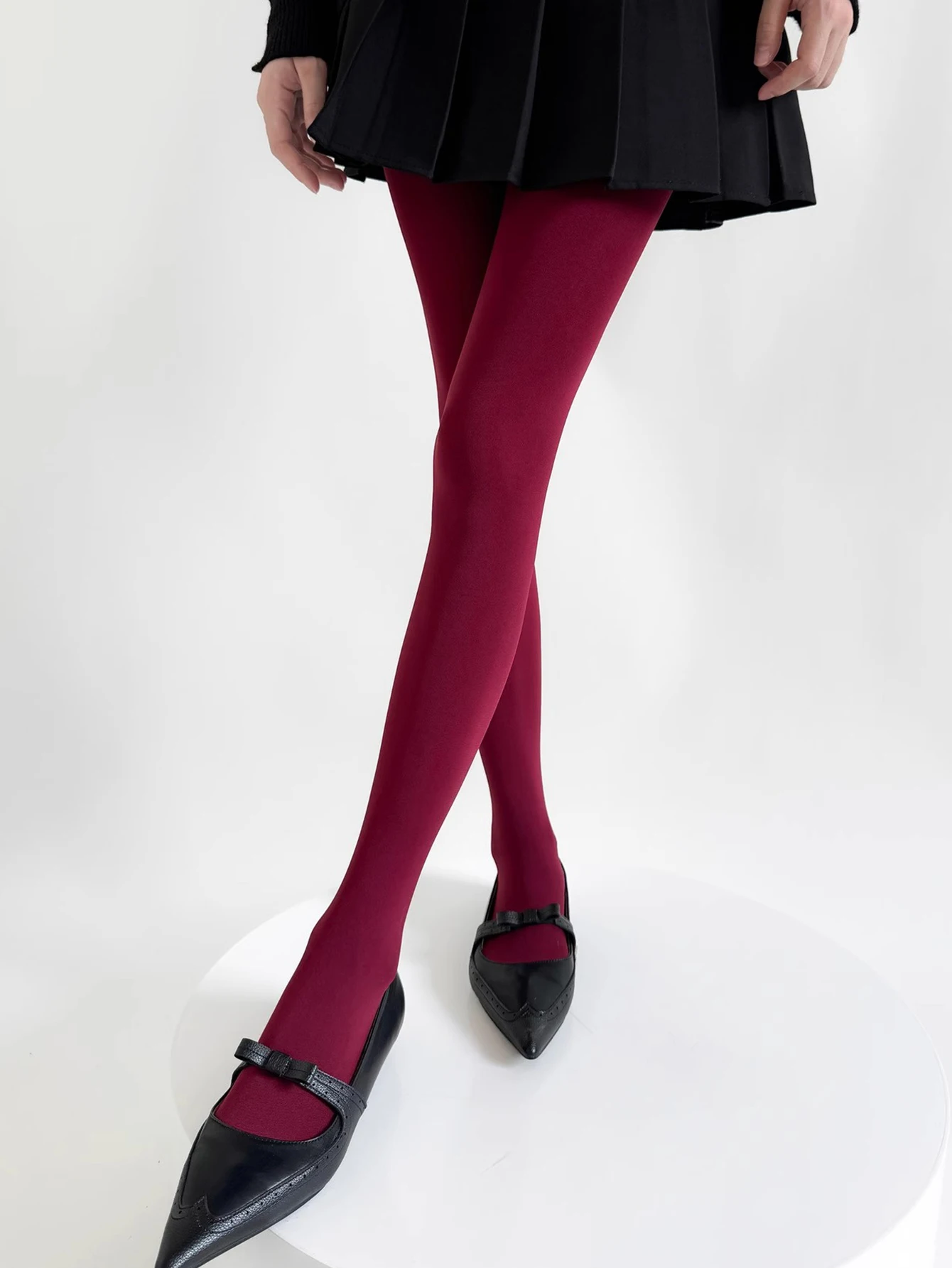 Tuularose 赤タイツ女性のセクシーなタイトなスーパーストレッチ大サイズパンスト女性スリム春秋冬レギンスストッキング Y2k