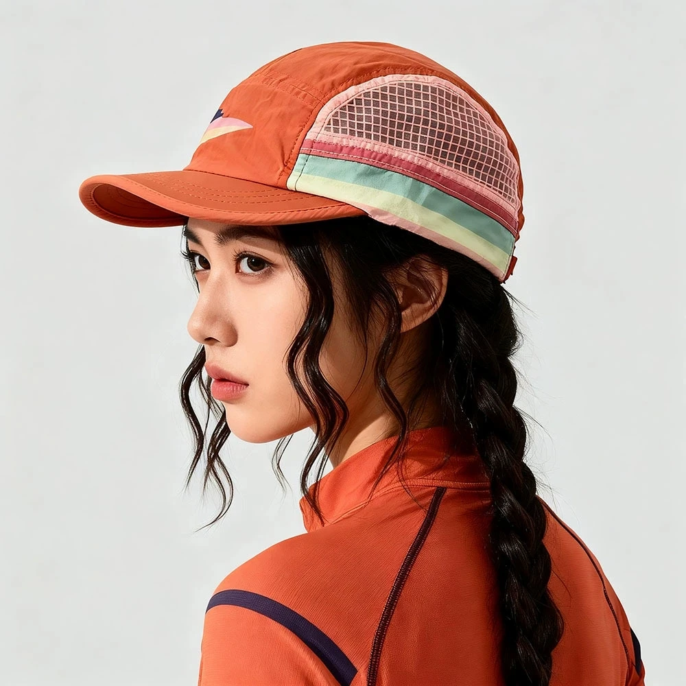 New Arrival Color-block Mesh Spliced Flat Brim Cap Unisex Couple Fashion Trendy Sports Breathable Versatile Baseball Caps