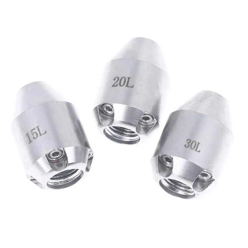 ♥ Kit de bico de jato de esgoto de 1/4 ", bico de jato de aço inoxidável, acessórios de lavadora de pressão, bico de jato de esgoto de 5000 psi