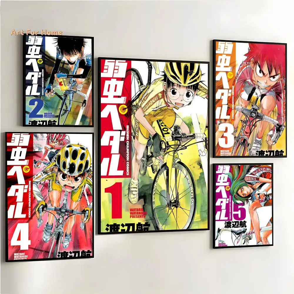 Manga Club Sports Yowamushi Pedal Painting Calligraphy Canvas Art Decor Poster Mural Living Room Decor Gifts