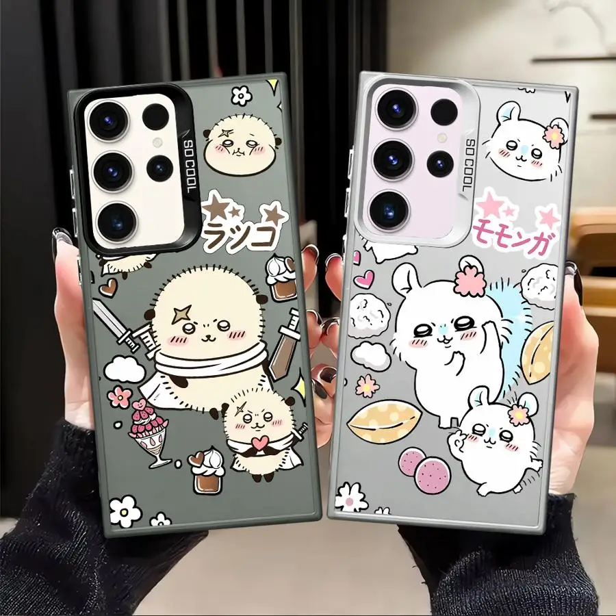 Jolie Coque Chi-Ikawas Pour Samsung Galaxy S24 Fe S22 S21 S23 Note 20 Ultra S23 S25 S20 Plus