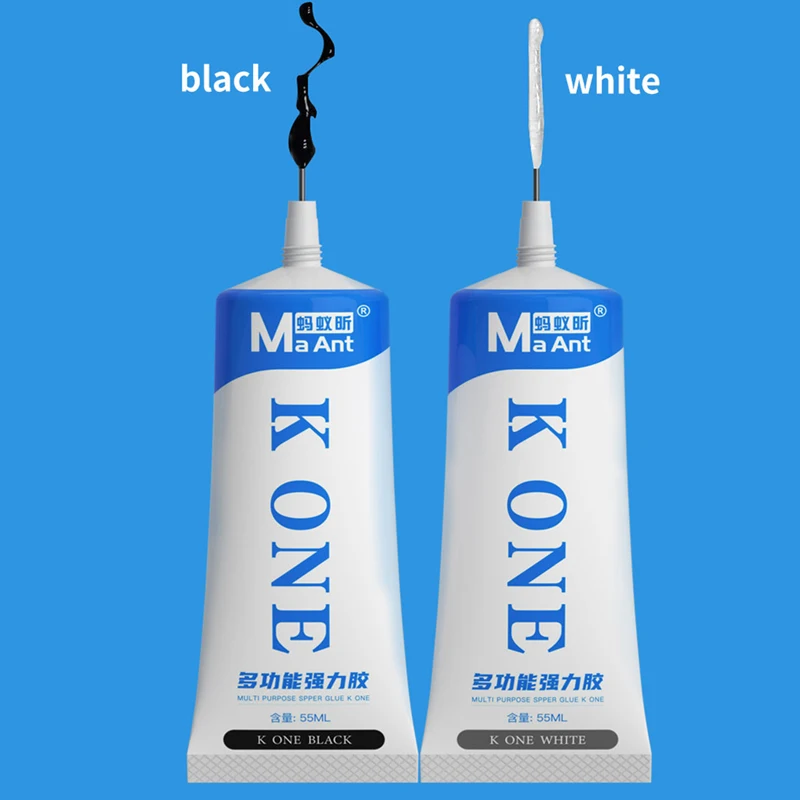 MaAnt K ONE Waterproof Super Glue Mobile Phone Electric Component Repair Pin Type White and Black Multifunctional Adhesive