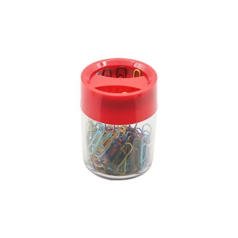 Paperclips Box For Office Clips Metal Paper Clip Holder Desk Clips Holder Magnetic Clips Dispenser Clip Container Desk Organizer