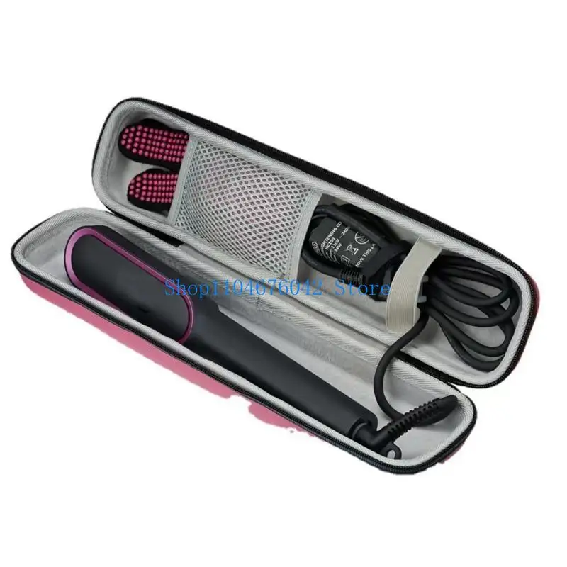 652F Curling Iron Storage Case Lightweight Travel Cosmetic Straightener With Ergonomic Handle For Styling Tool