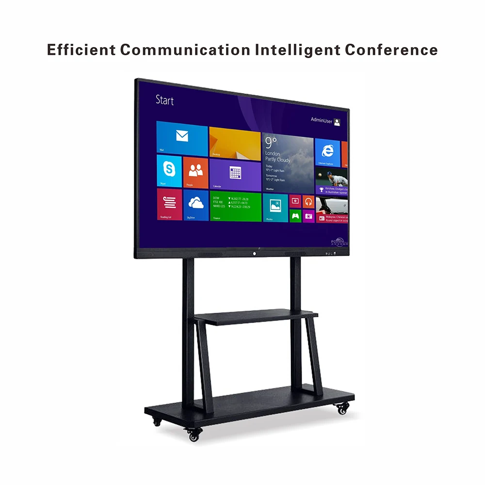 Factory Direct Tech-Forward Interactive Conference All-in-One  4K LCD Panel Smart Collaboration  OEM/ODM 1-Year Warranty