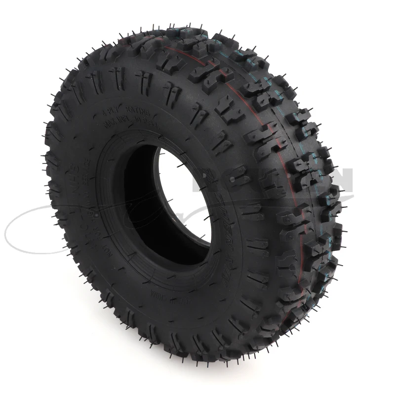 4.10/3.50-4 Pneumatic Tyre Wheel 4.10-4 Tube Outer Tire with 4 Inch  Rim for 49cc Quad Dirt Bike Scooter ATV Buggy Moto Parts