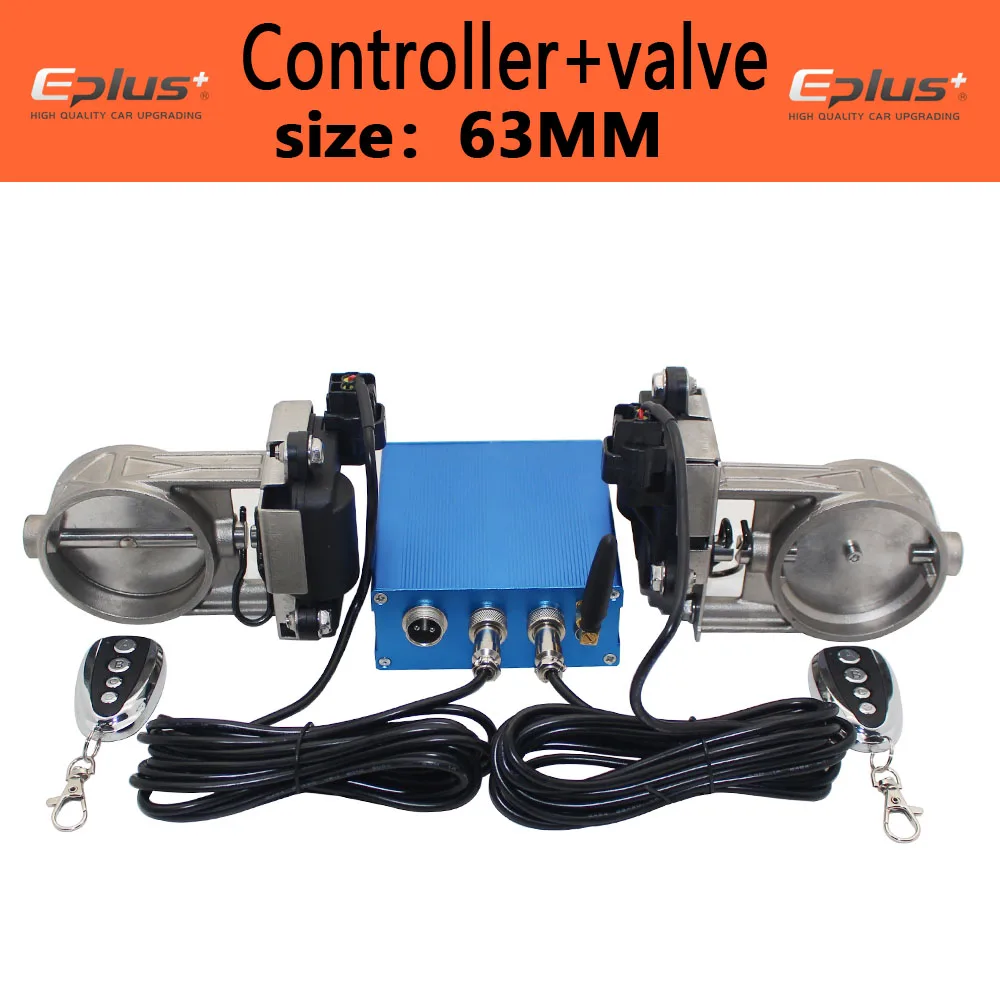 EPLUS Auto Uitlaatpijp Klep Elektrische Kit Universele Multi-hoek Modus 51 63 76 MM Controller Apparaat Afstandsbediening kit