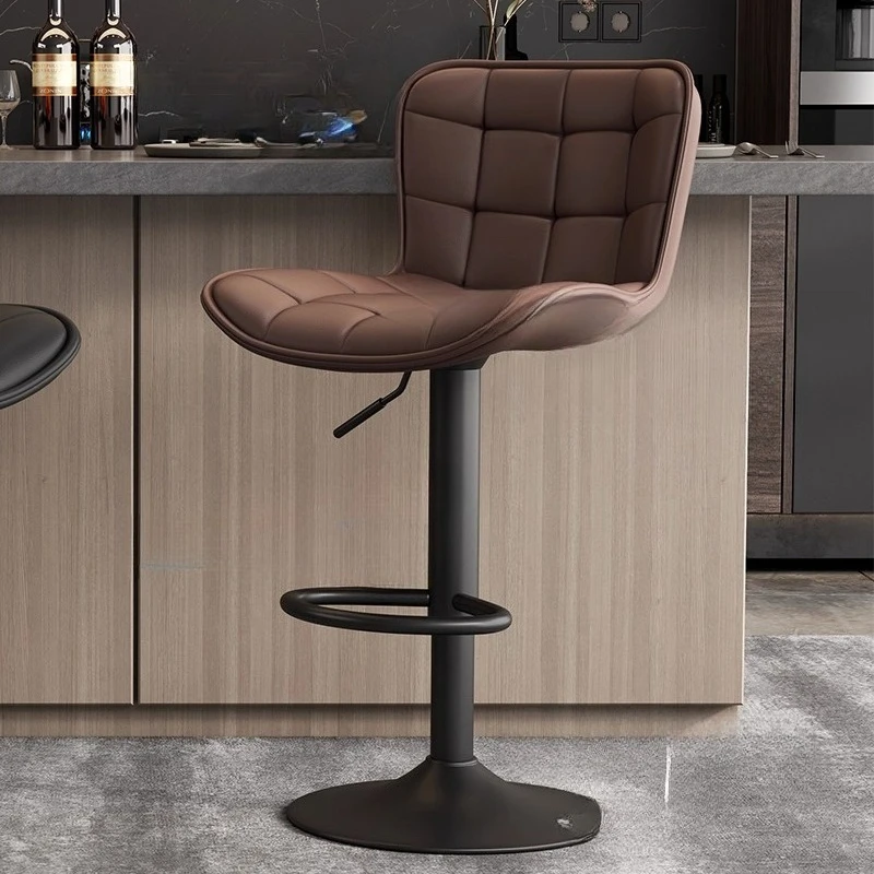 

Vintage Living Room Bar Chair Designer Indoor Luxury Retro Bar Chair Comfortable Breakfast Sillas Para Barra Alta Furniture