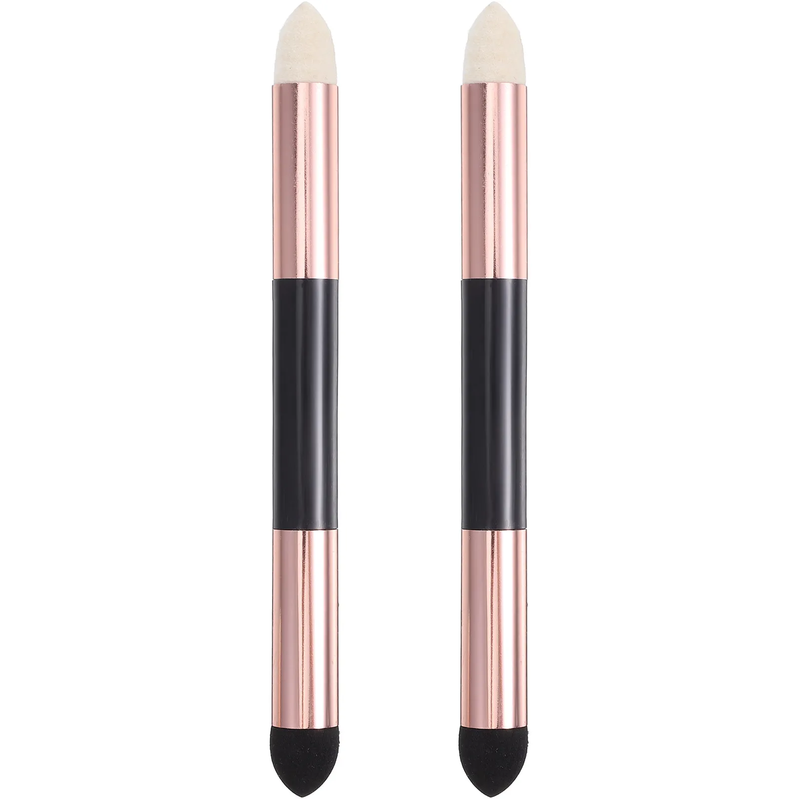 2Pcs Artist Blending Sponge Pen Washable Reusable Dual Head Sponge Brush Blending Stump for Sketching Drawing Painting Erasing