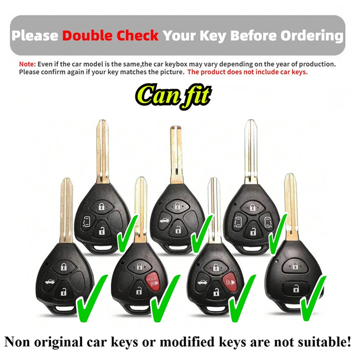 TPU Car Key Case Cover for Toyota Scion Camry Rav4 Corolla 4Runner Yaris Matrix Venza Avalon Car Accessories