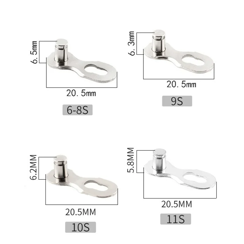 Vnlio bicycle chain quick link 6/7/8/9/10/11 speed mountain bike road bike missing link chain joint accessories