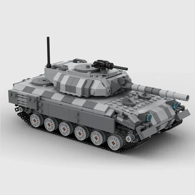 Veículos militares modelo moc tijolos de construção tanques campo batalha tecnologia blocos modulares presentes brinquedos natal diy conjuntos montagem