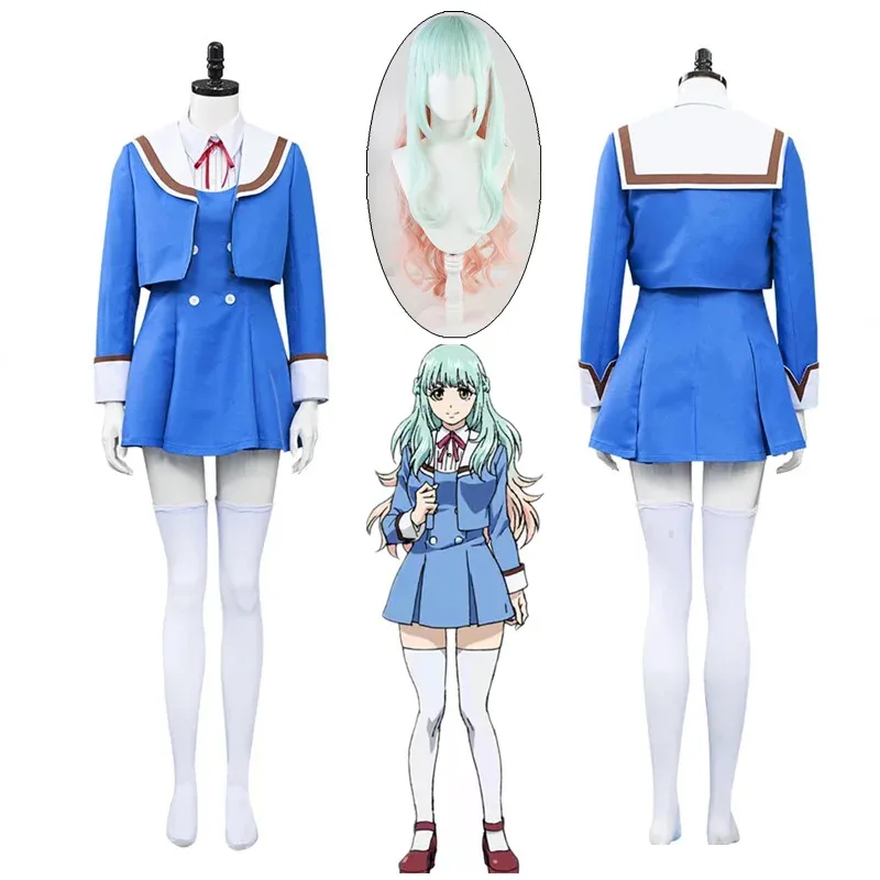 

DY2025High Rise Invasion Cosplay Shinzaki Kuon Cosplay Costume Uniform Outfits Halloween Carnival Suit cosplay wigs