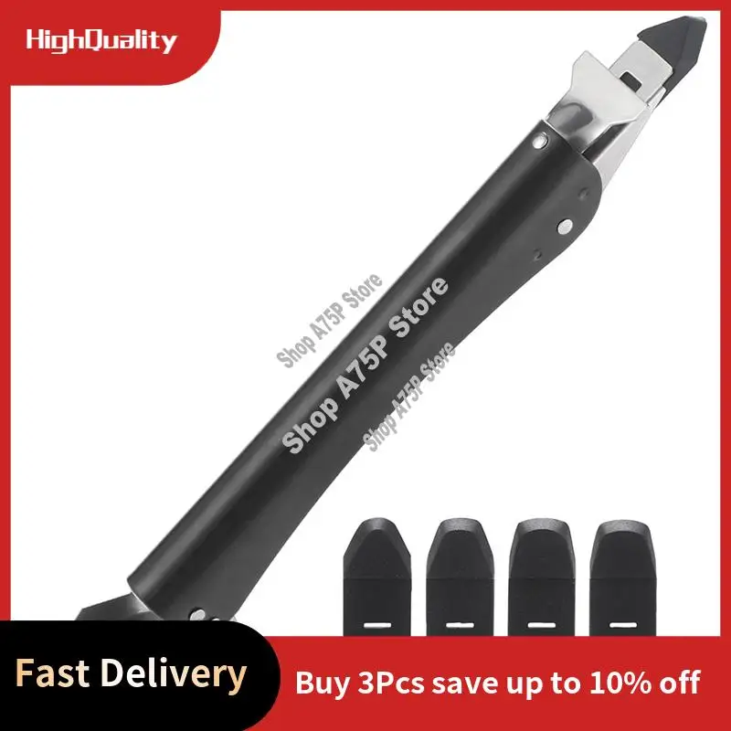 

Набор инструментов для уплотнения из нержавеющей стали 4 в 1, набор инструментов для отделки герметика с 5 силиконовыми подушечками, инструмент для удаления затирки, средство для удаления герметика-