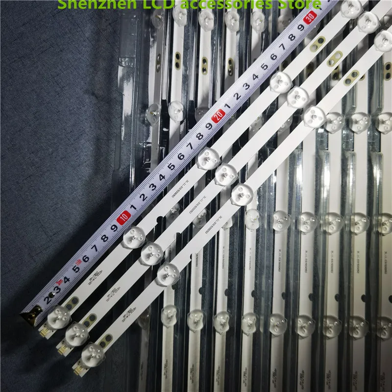 2 ชิ้น/ล็อตสำหรับ LCD TV Backlight บาร์ HD32L71A-V01 DSBJ-WG 31.11.031500050 563 มม.8 LEDs 100% ใหม่ 3V