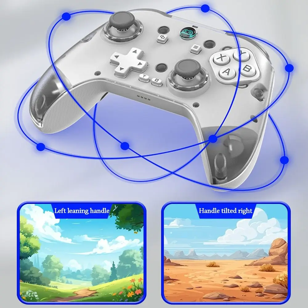 

Z04 Беспроводной Bluetooth-контроллер с эффектом Холла Bluetooth 5,3 BT Игровой контроллер противоскользящий для коммутатора/ПК/Steam/iOS/Android