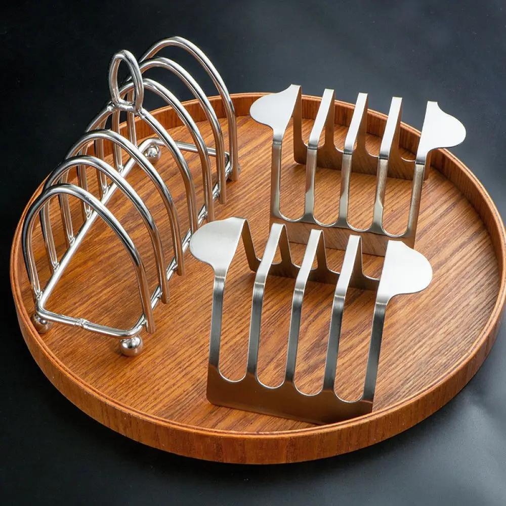 Stainless Steel Toast Holder Rack Commercial Grade Catering Serving Stand Professional Food Display Organizer