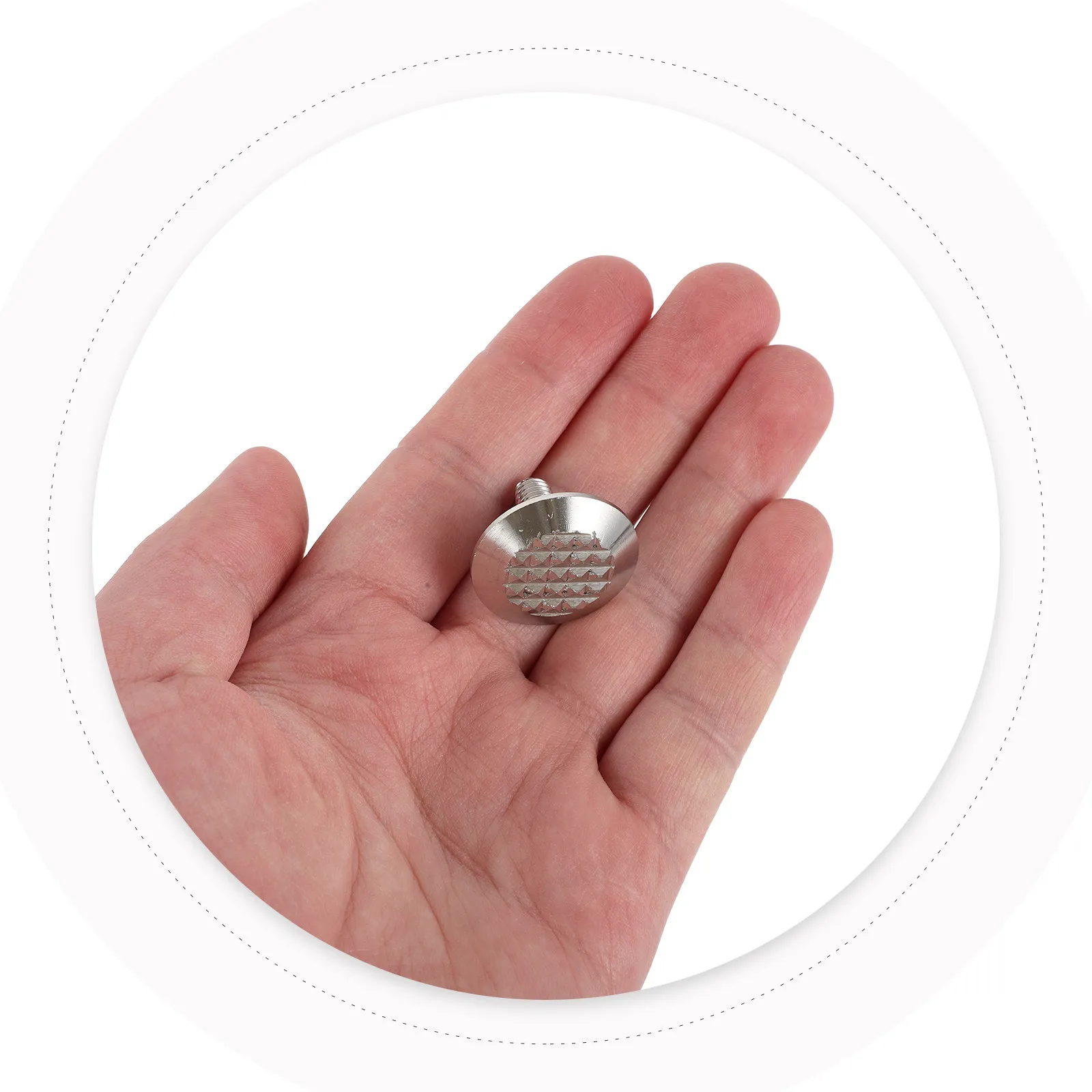10個入り-ステンレス製-触覚舗装用突起（盲人用歩道、公共通路、舗装路面用触覚表示）