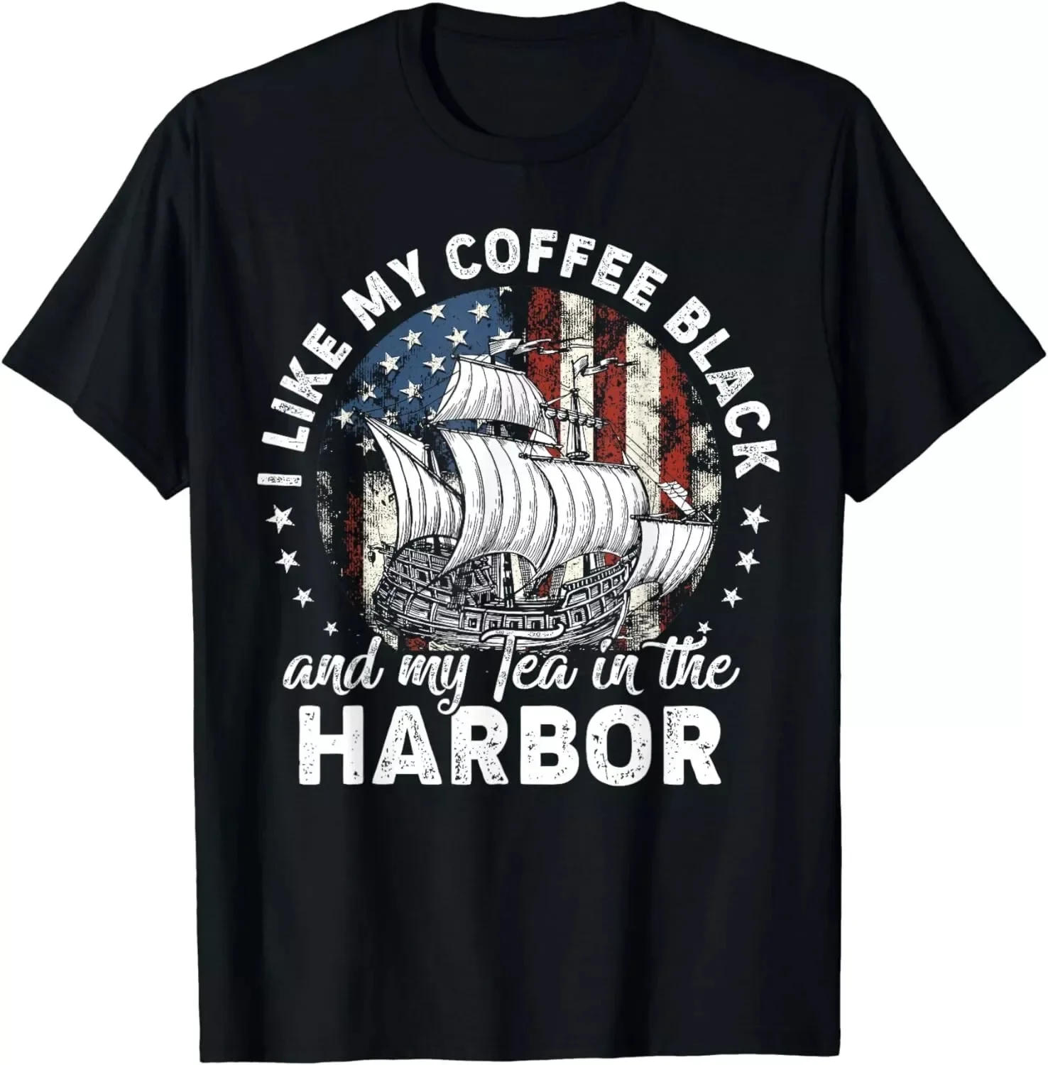 

I Like My Coffee Black And My Tea In The Harbor T-Shirt