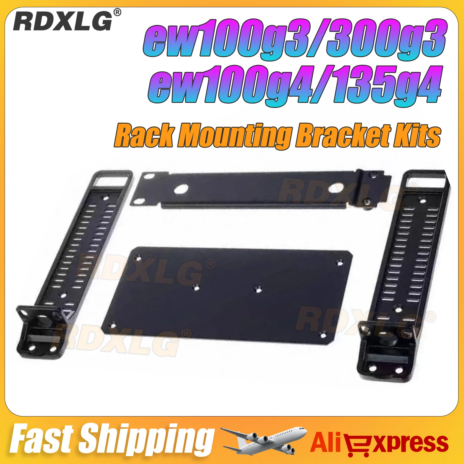 Metal Rack Mounting Bracket Rack Kit For ew100g3 300 ew135g4 Wireless Microphone System Receiver，Single Device And Dual Devices