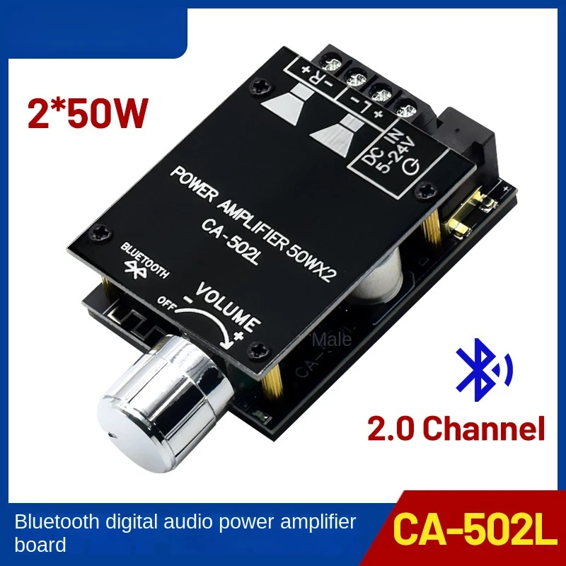 CA-502L 5,0 Модуль платы цифрового аудиоусилителя Bluetooth 2*50 Вт 2,0 стерео усилитель звука