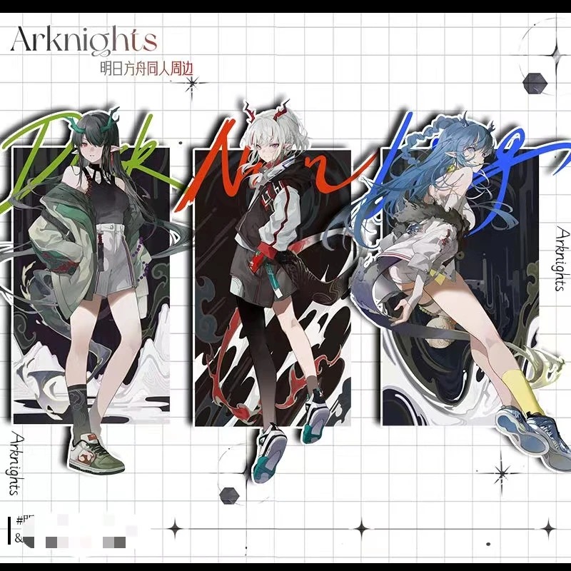 

Anime Arknights Cosplay Cute Acrylic Standing Sign Ornaments Send Friend Tabletop Decor Graduation Present Xmas Gift Accessories