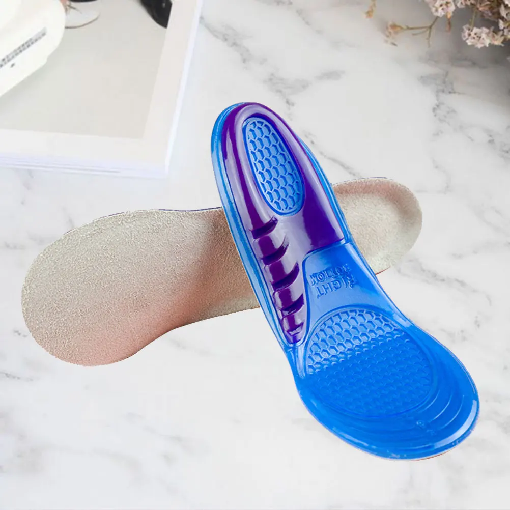 

Silicone Insoles Foot Arch Support Inserts Soft Functional Massage Thickened Sweat Odor Control Ventilated FOOT CARE TOOL WOMEN