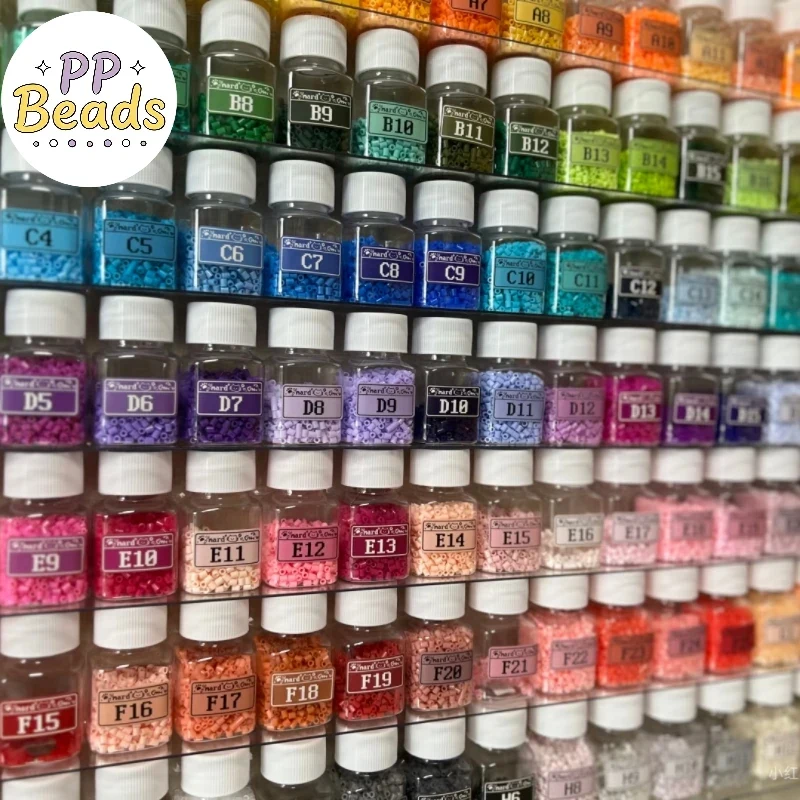 2.6mm Mini Hama Beads Perler Fuse Beads Puzzle, All-in-One Storage Box Set, Safe Eco-friendly DIY Craft Tools, Parent-Child Inte