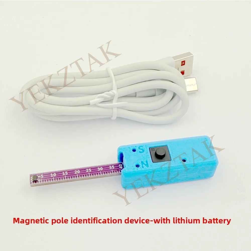 5V Magnet Direction Detection Pen with Horn Magnetic Pole Detector, Magnetic Pole North and South Recognition