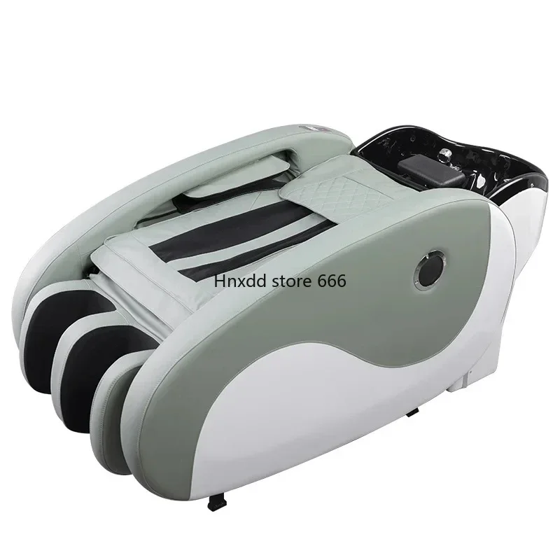 Electric massage shampoo bed Automatic multi-function hair salon flush bed