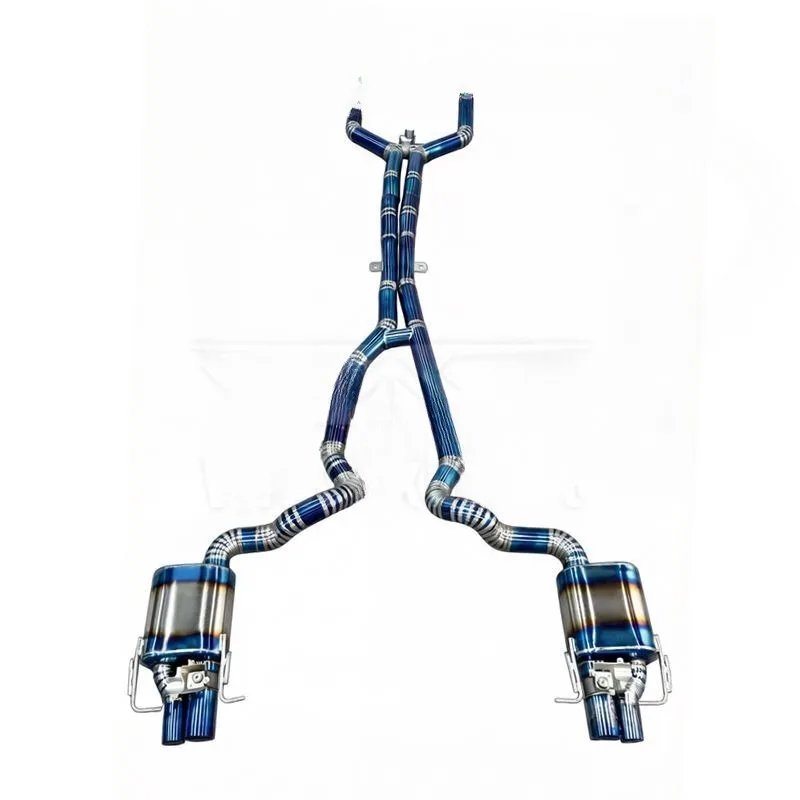 Suitable for 63 2016-2023 titanium alloy valve middle tail exhaust modification