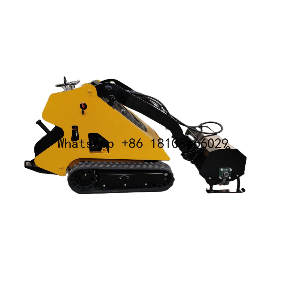 Mini chargeuse compacte Steerskid en Chine approuvée par l'ECPA, mini chargeuse compacte sur piste