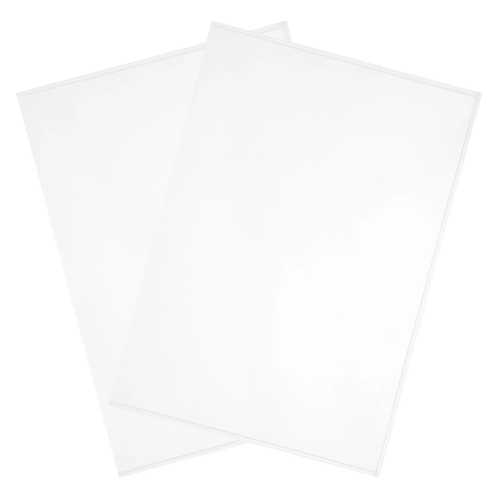 

2Pcs A4 Acrylic File Display Box Transparent Slot Holder for Documents Clear Office Storage Rack for Neat Workspaces