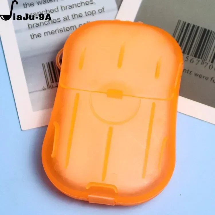 1 Pcs New Portable Mini Disposable Soap Paper Travel Soap Paper Washing Hand Bath Clean Scented Slice Sheets Mini