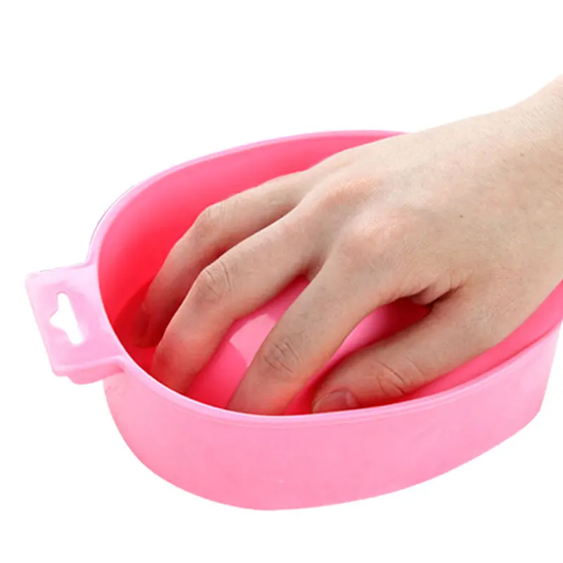 Nail Soak Off Tray Hand Wash Bowl Soften Dead Skin Clean Gel Polish Remover Kit Nail Care Spa Bath Treatment Manicure Tools