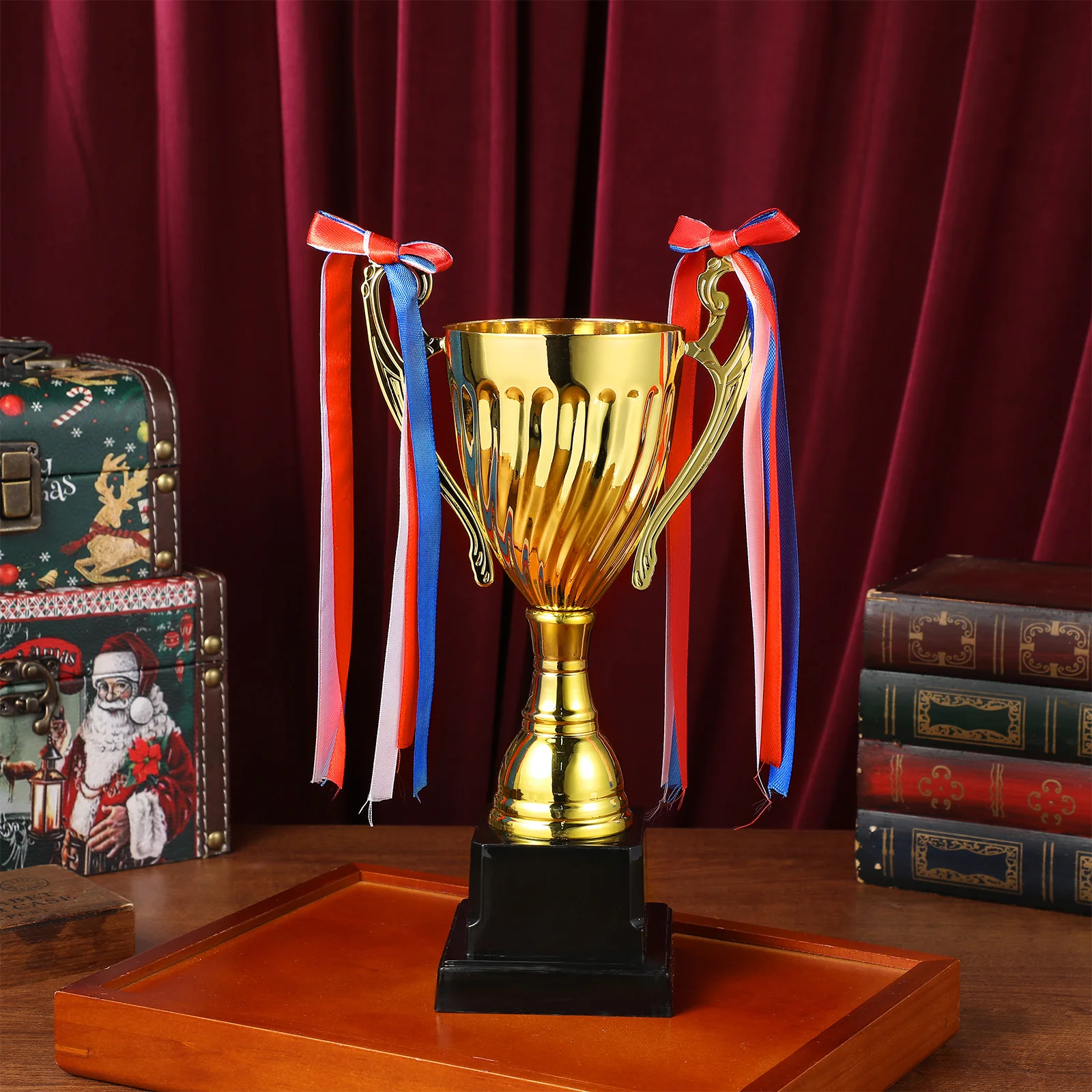 Honor Trophy School Game The Medal Classic Golden Color Sports Competition Prize Cup for Winner Athletics