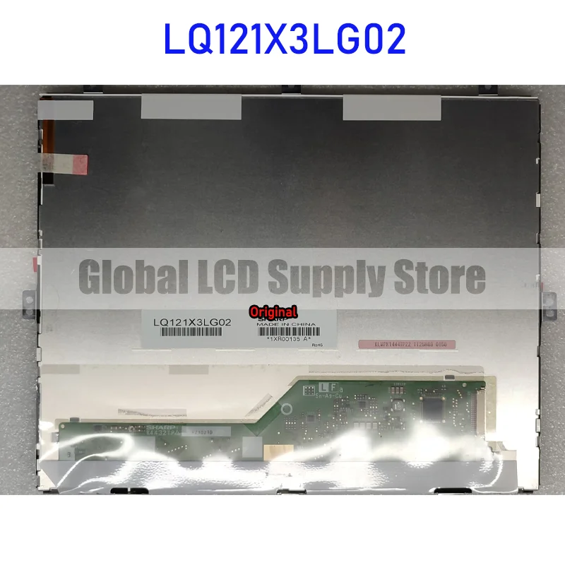 

LQ121X3LG02 12.1 Inch LCD Display Screen Panel Original for Sharp 20 Pins Connector Brand New