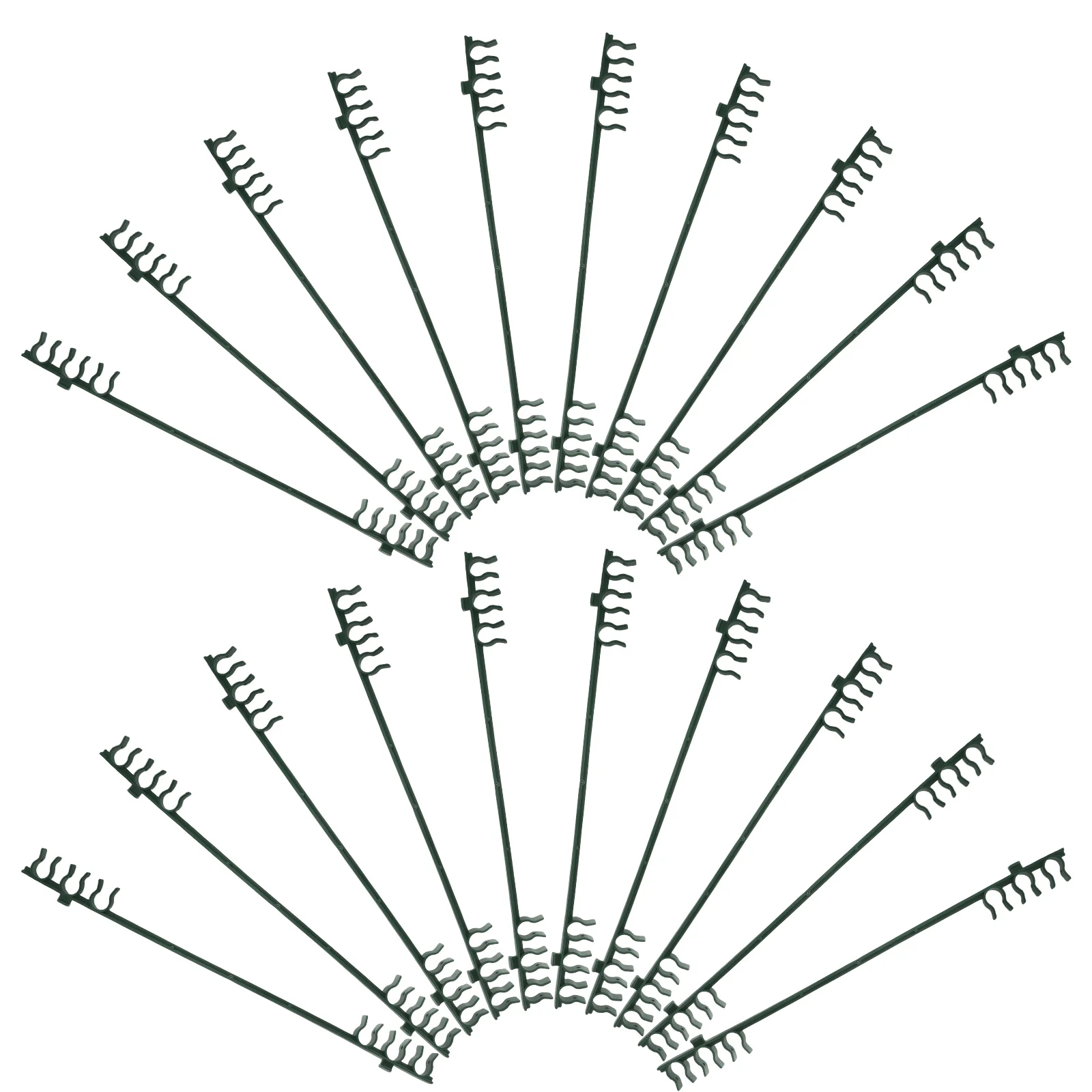 

20 Gardening Rod Connectors 8mm Tubes Plant Trellis Clips Greenhouse Fittings Lightweight Easy Design