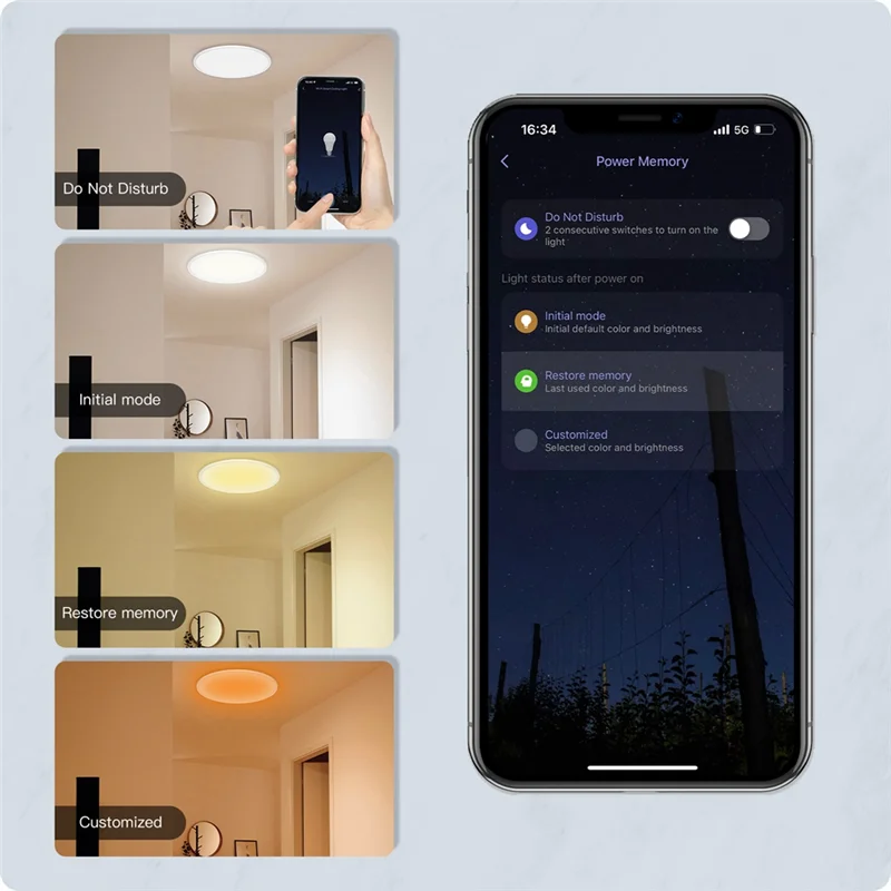 Tuya WIFI Smart Ceiling Lamp 25W RGB LED Lights WIFI APP Voice Control Light for Living Room Decoration Bedroom