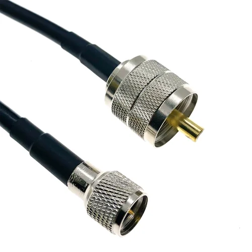 Imagen 2 del producto Adaptador macho UHF PL259 a Mini UHF, Cable coaxial, 12 pulgadas ~ 30M
