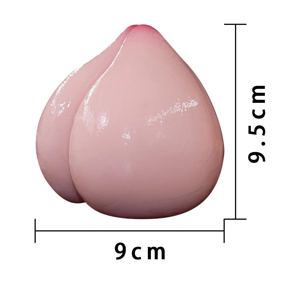 Peach Masturbation Cup for Men Sex Toys Simulation Breasts Men\'s Jet Cup Insertable Fake Breast Toys Soft Realistic Adults 18+