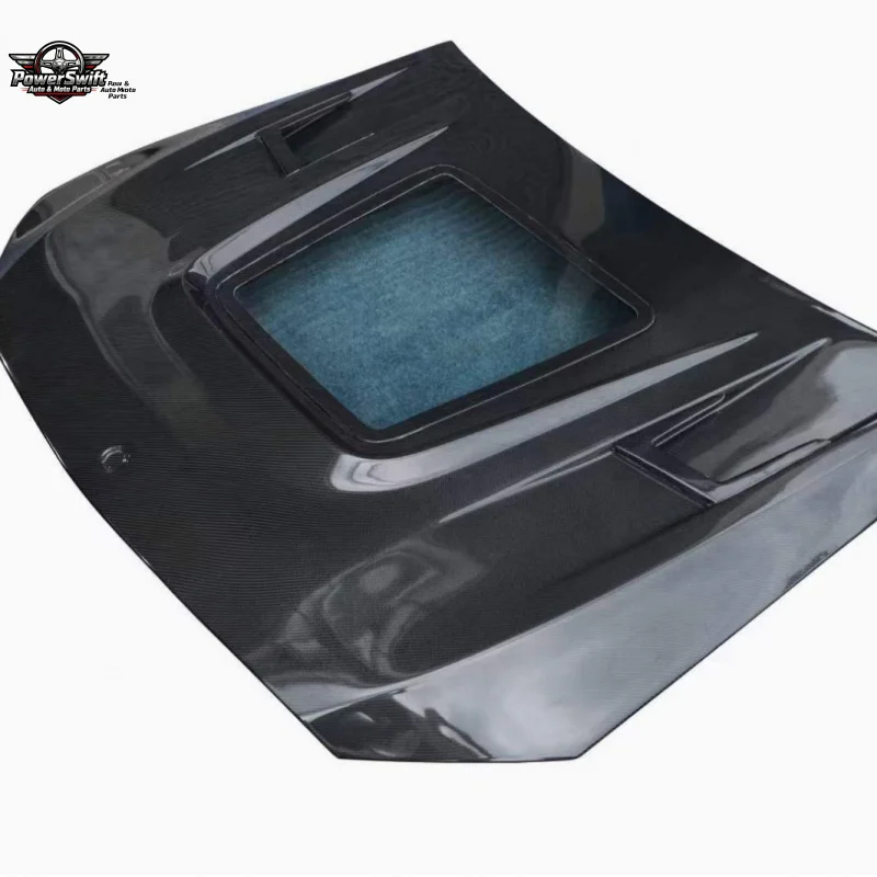 Applicable to Mercedes-BenzCLevelW204Modified Transparent Machine CoverW204Upgraded Carbon Fiber Hood Engine Cover