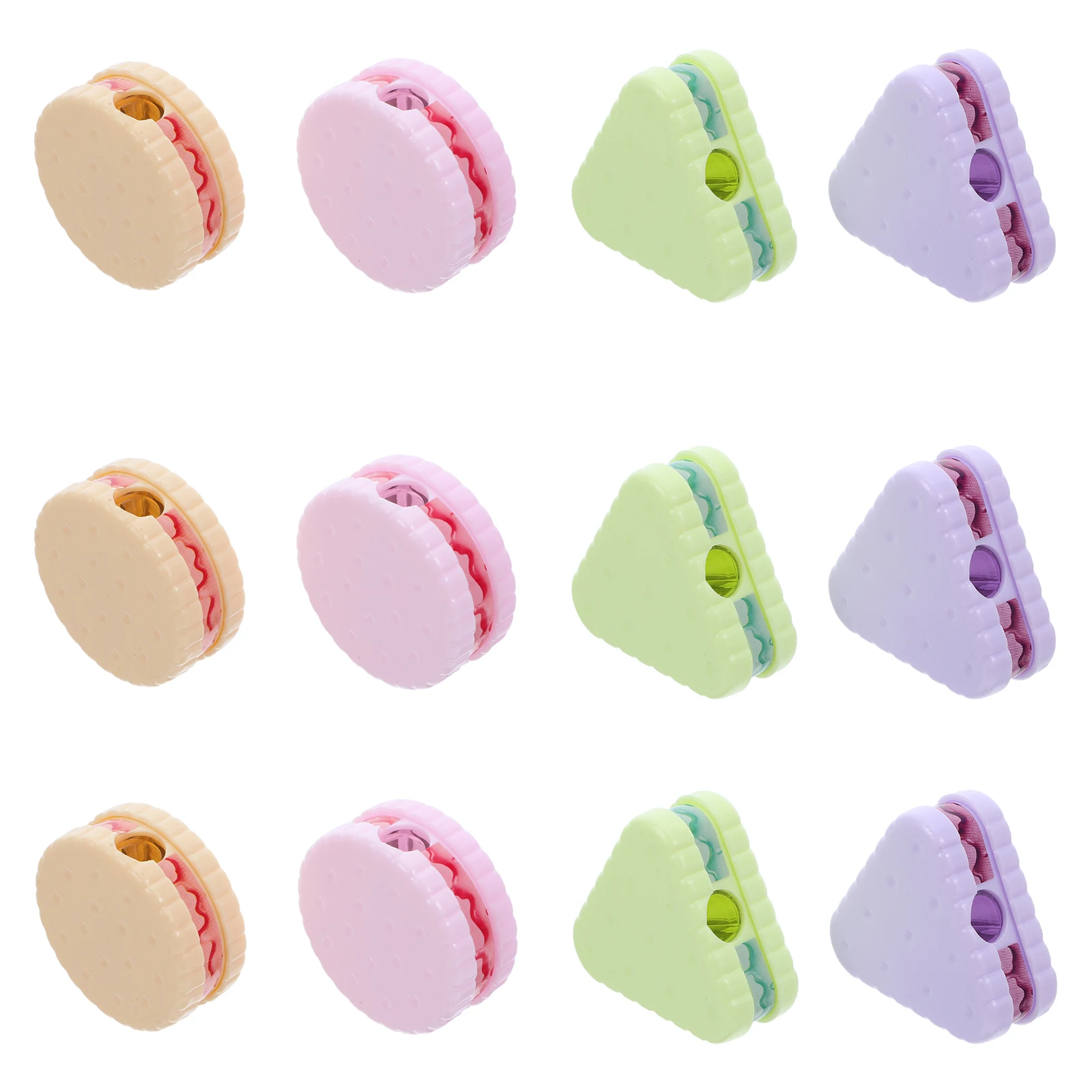 36 pezzi carino temperamatite per biscotti temperamatite studenti della scuola primaria cancelleria creativa per bambini bomboniere per feste di compleanno