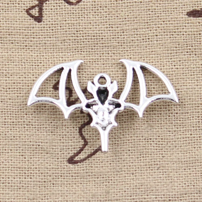 10pcs Charms Bloodsucking Bat 22x32mm Antique Tibetan Pendant Findings Accessories DIY Vintage Choker Handmade Jewelry