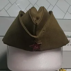 Russian Boat Hat Garrison Uniform Folding cap Cosplay