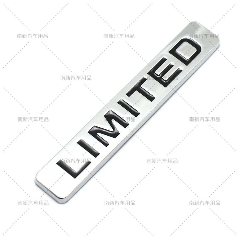 3D Metal LIMITED Car Badge Emblem Sticker Fit Jeep Wrangler Compass Patriot Liberty Cherokee Car Side Fender Decor Decal