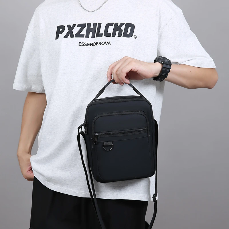 رجل رسول حقيبة أزياء الأعمال حقيبة متعددة الوظائف حقيبة يد رجالية حقائب كتف كروسبودي عالية الجودة حمل حقيبة رجل خفيفة الوزن #5