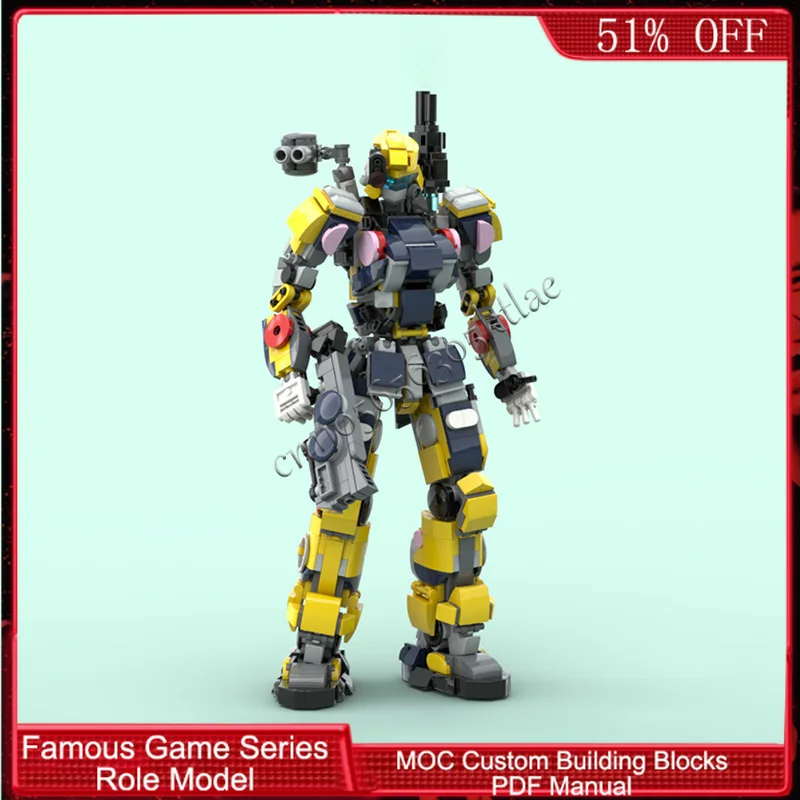 

781 PCS Popular Game Character Series Sacred Shrine MOC Customize Modular Building Block Technology Brick DIY Festival Toy Gift