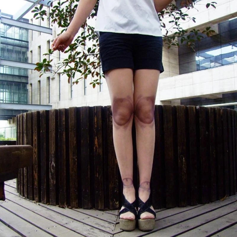 Women Novelty Pantyhose Gothic Anime Jointed for Doll Print Tig